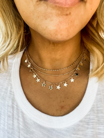 Skyla Layered Star Necklace